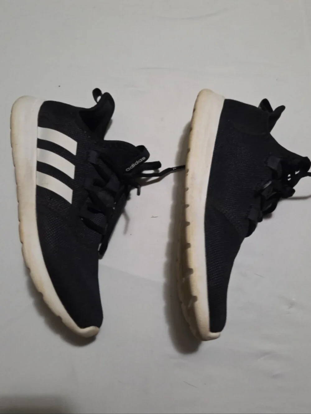 Adidas womens 8.5 black athletic shoes #25